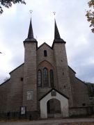 Vordenansicht der Klosterkirche